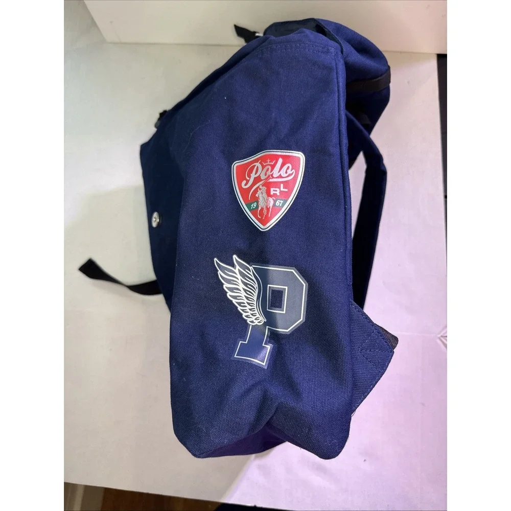 NEW POLO RALPH LAUREN Fragrances Navy Backpack Travel Hiking Gym Weekender Bag